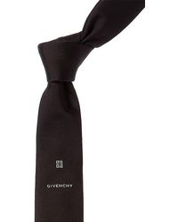 Givenchy - Black 4g Jacquard Silk Tie - Lyst