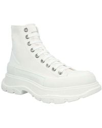 McQueen - Canvas Tread Slick Boot, Never Worn (Authentic Pre- Loved) - Lyst