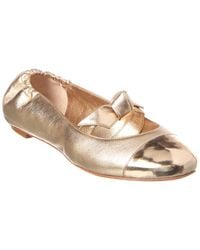 Alexandre Birman - Clarita Leather Ballerina Flat - Lyst