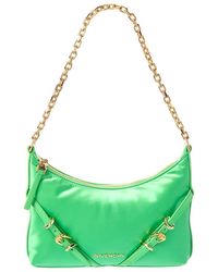 Givenchy - Voyou Party Satin & Leather Shoulder Bag - Lyst