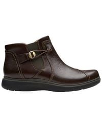 Clarks - Dark Brown Lea Boot - Lyst