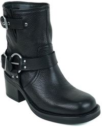 Kenneth Cole - Stride Leather Bootie - Lyst
