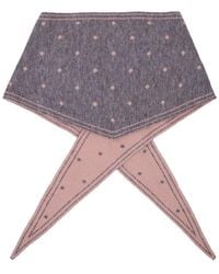 Saachi - Polka Dot Triangle Scarf - Lyst