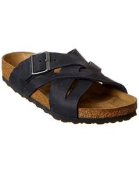Birkenstock - Lugano Leoi Leather Sandal - Lyst