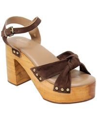 Charles David - Uniform Suede Sandal - Lyst