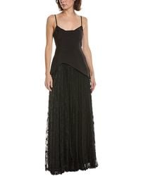 AMUR - Leighton Pleated Gown - Lyst
