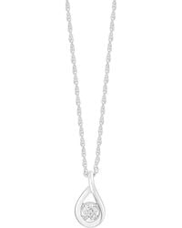 Effy Fine Jewelry - 0.09 Ct. Tw. Lab-Grown Diamond Necklace - Lyst