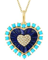 Effy Fine Jewelry - 14K 3.40 Ct. Tw. Diamond & Gemstone Necklace - Lyst