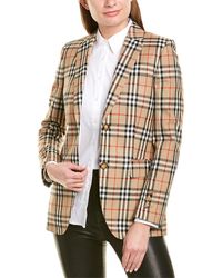 Buik Zonder twijfel sector Burberry Blazers, sport coats and suit jackets for Women | Online Sale up  to 79% off | Lyst