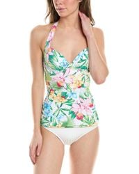Tommy Bahama - Orchid Garden Underwire Halter Tankini Top - Lyst