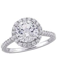 Rina Limor - 3.04 Ct. Tw. Lab-Grown Created Sapphire Halo Ring - Lyst