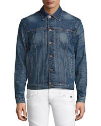 hudson denim jacket mens