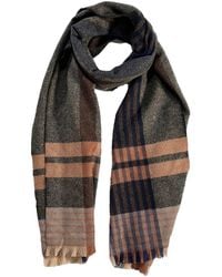 Blue Pacific - Cashmere-Blend Tartan Plaid Scarf - Lyst