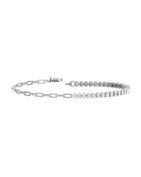Lab Grown Diamonds - 14K 1.55 Ct. Tw. Lab-Grown Diamond Bracelet - Lyst