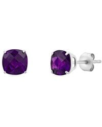 MaxColor - 14k 3.20 Ct. Tw. Amethyst Studs - Lyst