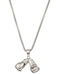 Eye Candy LA - The Bold Collection Titanium Ezra Necklace - Lyst