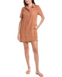 Michael Stars - Ola Linen Utility Dress - Lyst