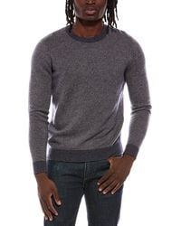 Autumn Cashmere - Herringbone Stitch 100% Cashmere Crewneck Sweater - Lyst