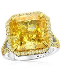 Suzy Levian CZ Jewelry - Suzy Levian Gala Collection Cz Cocktail Ring - Lyst