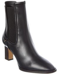 Ferragamo - Toren Leather Bootie - Lyst