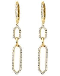 Sabrina Designs - 14K 0.43 Ct. Tw. Diamond Link Drop Earrings - Lyst