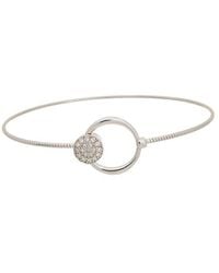 Meshmerise - 18K Plated 0.20 Ct. Tw. Diamond Bangle Bracelet - Lyst