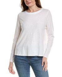Eileen Fisher - Crewneck Long Sleeve T-Shirt - Lyst