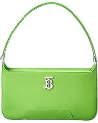 Burberry - Tb Leather Shoulder Bag - Lyst
