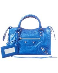 balenciaga purse blue
