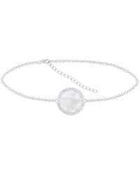 Splendid - 7X7Mm Pearl Cz Bracelet - Lyst