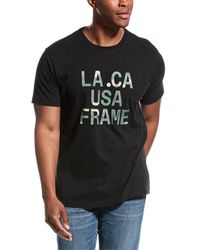 FRAME - Camo Graphic T-shirt - Lyst