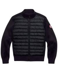 Canada Goose - Dnu Hybridge Wool Knit Down Jacket - Lyst