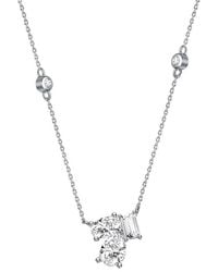Genevive Jewelry - Cz Pendant Necklace - Lyst