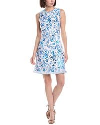 Eliza J - Sleeveless Printed Mini Dress - Lyst