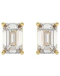 Lab Grown Diamonds - 14K 2.00 Ct. Tw. Lab-Grown Diamond Stud Earrings - Lyst