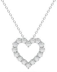 Lab Grown Diamonds - 14K 3.00 Ct. Tw. Lab-Grown Diamond Necklace - Lyst