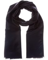 Givenchy - Oblong 4G Silk & Wool-Blend Scarf - Lyst