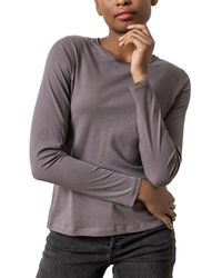 Lilla P - Rolled Edge Neckline Shirt - Lyst