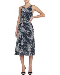 L'Agence - Vivian Silk Dress - Lyst