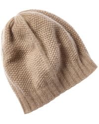 Portolano - Slouchy Stitched Cashmere Hat - Lyst