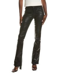 L'Agence - Selma High-Rise Sleek Noir/Natural Con Coat Baby Bootcut Jean - Lyst