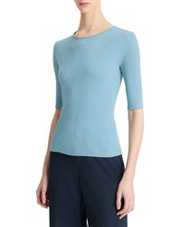 Vince - Rib Elbow Crewneck Shirt - Lyst