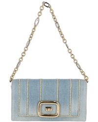 Roger Vivier - Borsa Leather Shoulder Bag - Lyst