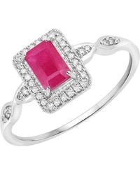 Diana M. Jewels - Fine Jewelry 14k 0.75 Ct. Tw. Diamond & Ruby Ring - Lyst