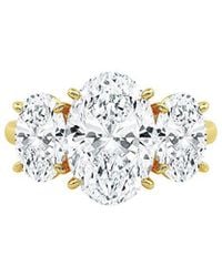 Lab Grown Diamonds - 14K 4.00 Ct. Tw. Lab-Grown Diamond Ring - Lyst