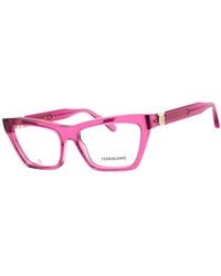 Ferragamo - 54Mm Optical Frames - Lyst