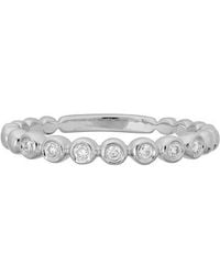 Diamond Select Cuts - 14K Diamond .08 Ct. Half-Eternity Ring - Lyst