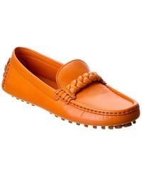 Gianvito Rossi - Monza Leather Loafer - Lyst
