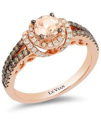 Le Vian - Le Vian Chocolatier 14k Strawberry Gold 0.85 Ct. Tw. Diamond & Morganite Ring - Lyst