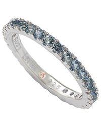 Suzy Levian - Silver Cz Stackable Ring - Lyst